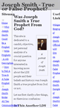 Mobile Screenshot of josephsmithprophet.com